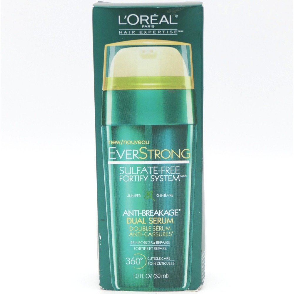 L'Oreal EverStrong Sulfate-Free Juniper Anti-Breakage Dual Hair Serum 1 fl oz